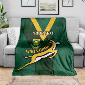 Custom South Africa Rugby Go Blitzboks Sevens Blanket