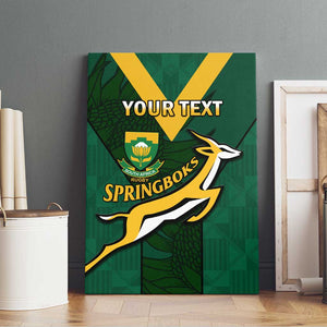 Custom South Africa Rugby Go Blitzboks Sevens Canvas Wall Art