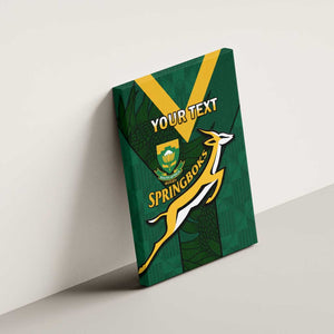 Custom South Africa Rugby Go Blitzboks Sevens Canvas Wall Art