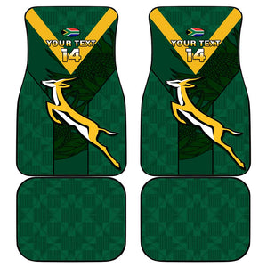 Custom South Africa Rugby Go Blitzboks Sevens Car Mats