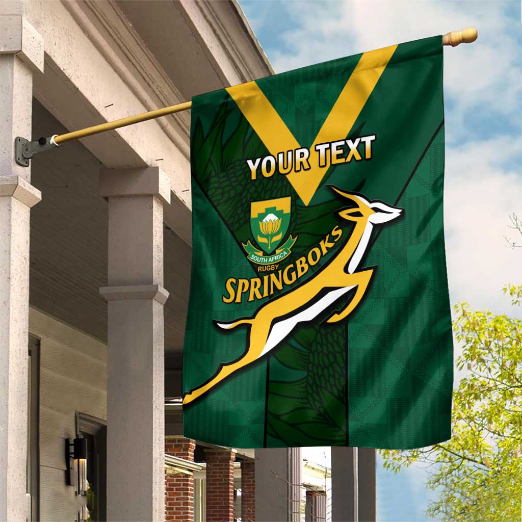 Custom South Africa Rugby Go Blitzboks Sevens Garden Flag