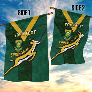 Custom South Africa Rugby Go Blitzboks Sevens Garden Flag