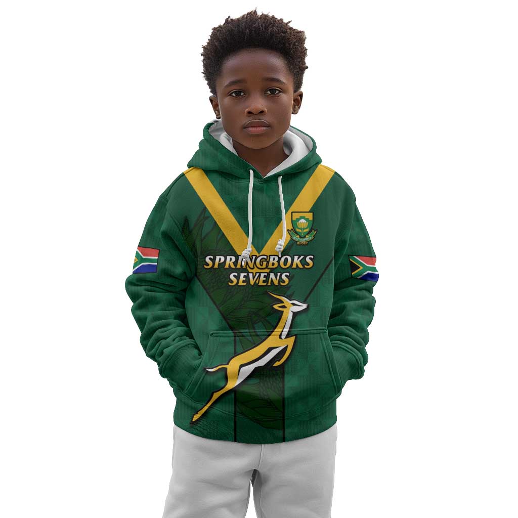 Custom South Africa Rugby Go Blitzboks Sevens Kid Hoodie