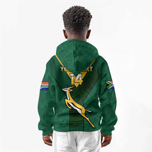 Custom South Africa Rugby Go Blitzboks Sevens Kid Hoodie