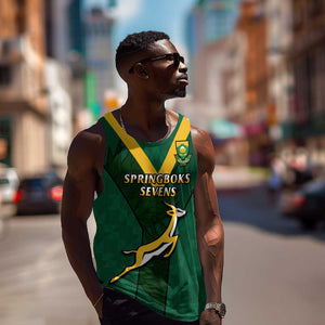 Custom South Africa Rugby Go Blitzboks Sevens Men Tank Top