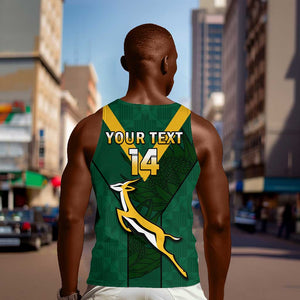 Custom South Africa Rugby Go Blitzboks Sevens Men Tank Top