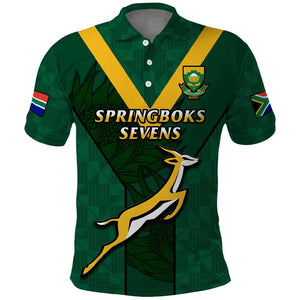 Custom South Africa Rugby Go Blitzboks Sevens Polo Shirt