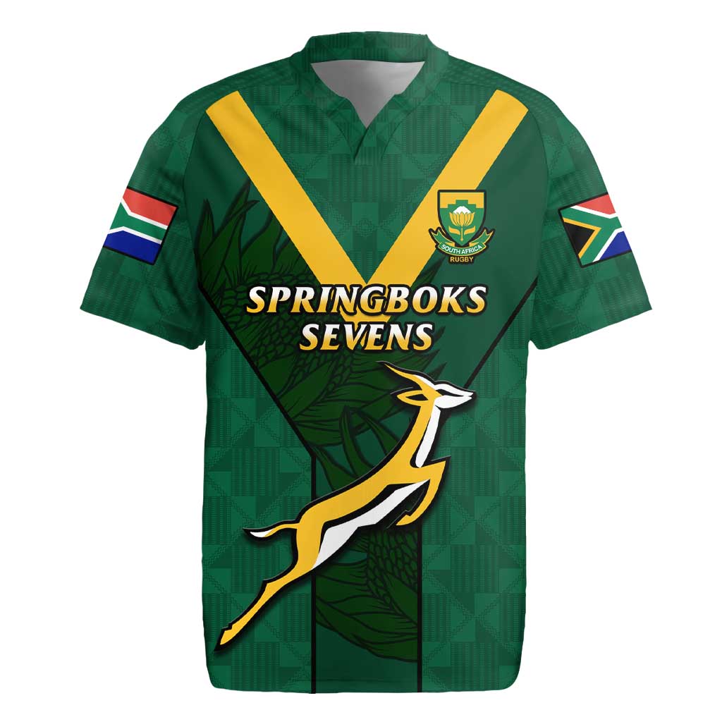 Custom South Africa Rugby Go Blitzboks Sevens Rugby Jersey