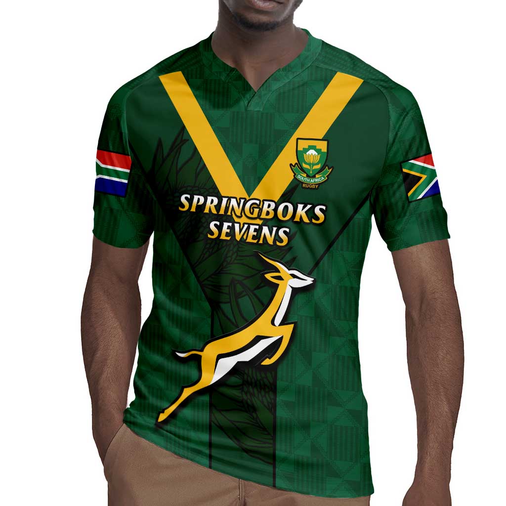 Custom South Africa Rugby Go Blitzboks Sevens Rugby Jersey