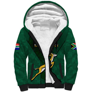 Custom South Africa Rugby Go Blitzboks Sevens Sherpa Hoodie