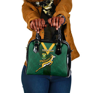 Custom South Africa Rugby Go Blitzboks Sevens Shoulder Handbag