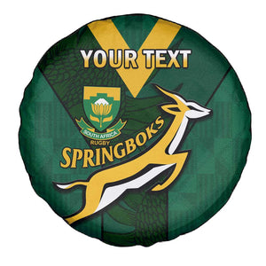 Custom South Africa Rugby Go Blitzboks Sevens Spare Tire Cover