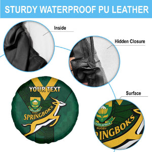 Custom South Africa Rugby Go Blitzboks Sevens Spare Tire Cover