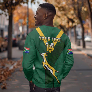 Custom South Africa Rugby Go Blitzboks Sevens Sweatshirt