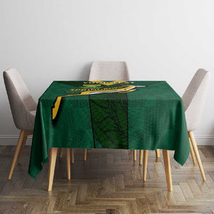 Custom South Africa Rugby Go Blitzboks Sevens Tablecloth