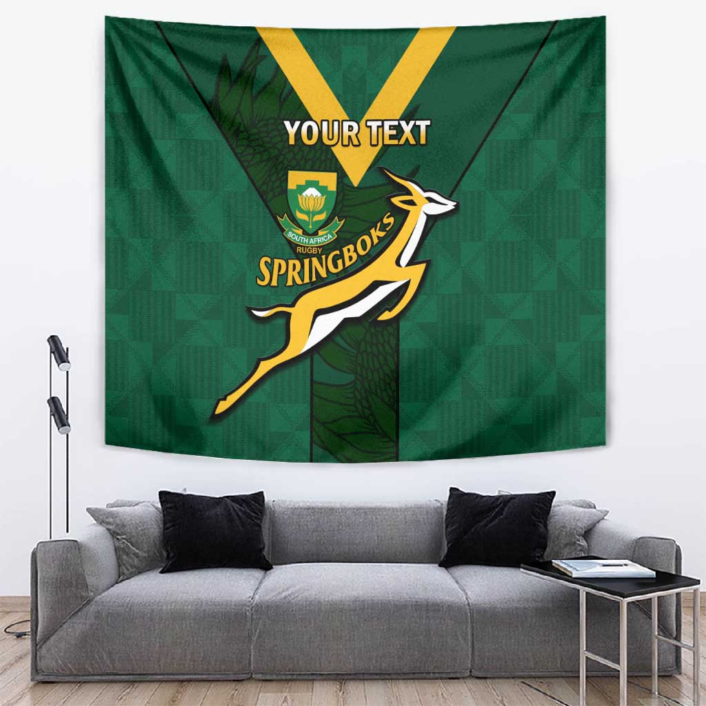 Custom South Africa Rugby Go Blitzboks Sevens Tapestry