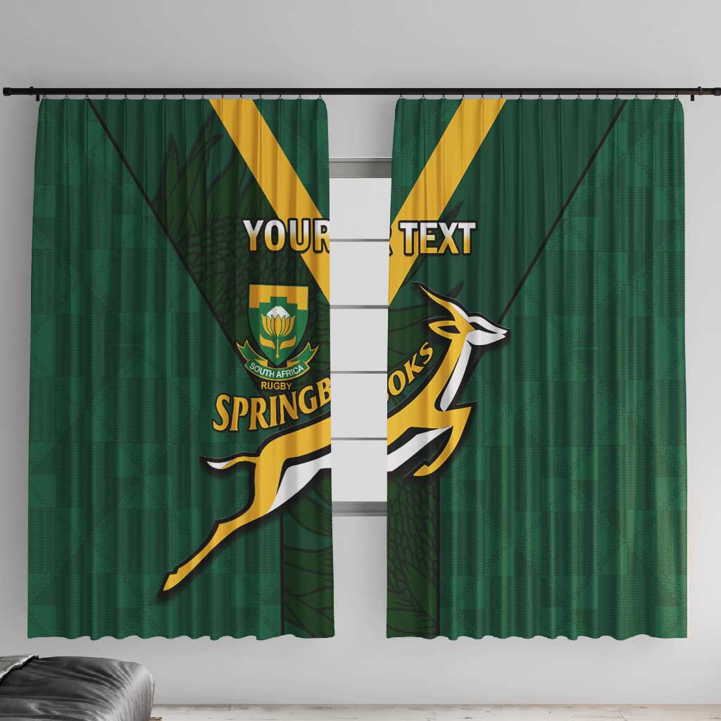 Custom South Africa Rugby Go Blitzboks Sevens Window Curtain