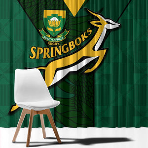 Custom South Africa Rugby Go Blitzboks Sevens Window Curtain