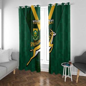 Custom South Africa Rugby Go Blitzboks Sevens Window Curtain