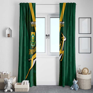 Custom South Africa Rugby Go Blitzboks Sevens Window Curtain