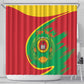 Cape Verde 1975-1992 Shower Curtain Coat Of Arms Grunge Style