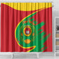 Cape Verde 1975-1992 Shower Curtain Coat Of Arms Grunge Style