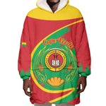 Cape Verde 1975-1992 Wearable Blanket Hoodie Coat Of Arms Grunge Style