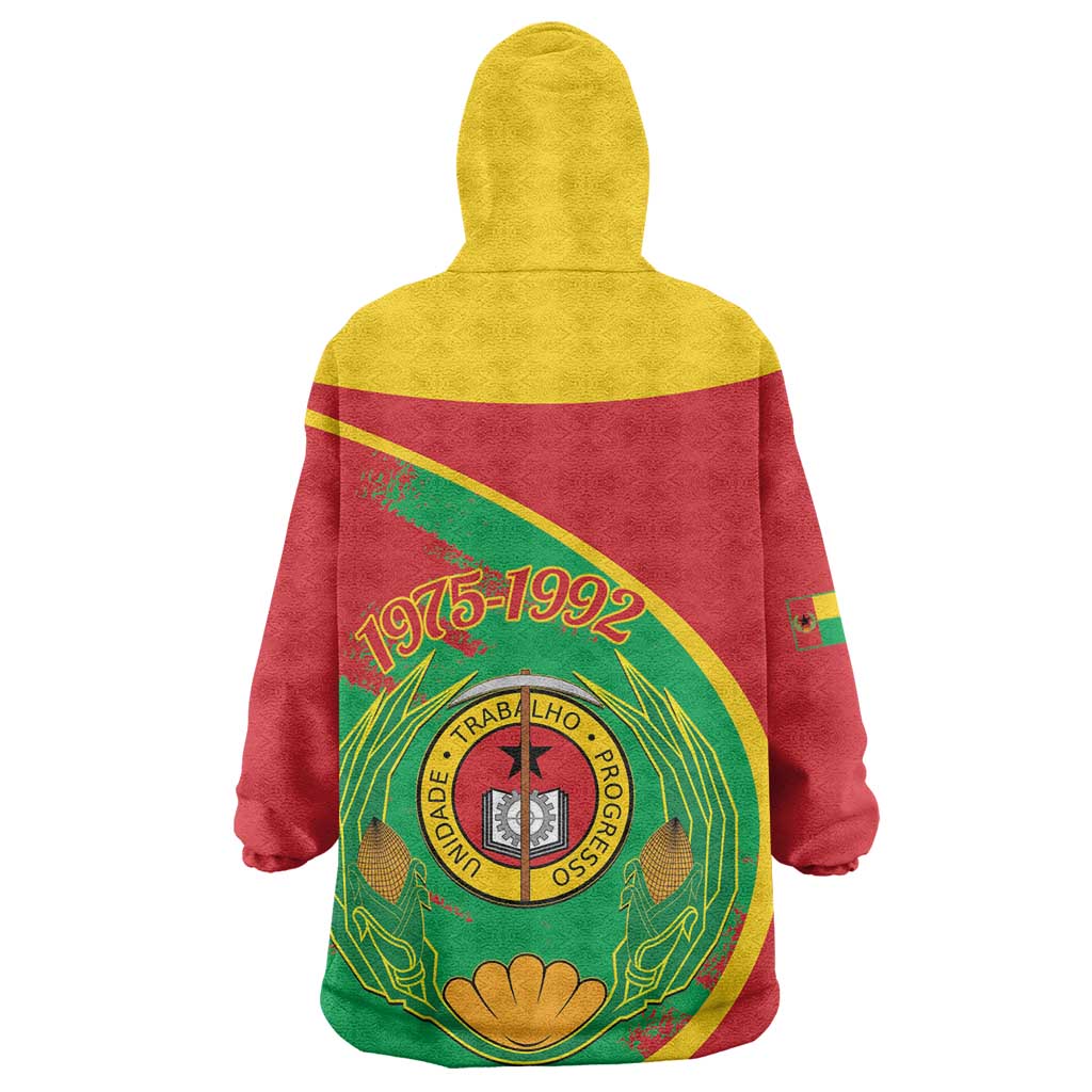 Cape Verde 1975-1992 Wearable Blanket Hoodie Coat Of Arms Grunge Style