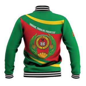 Cape Verde 1975-1992 Baseball Jacket Unidade Trabalho Progresso