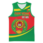 Cape Verde 1975-1992 Basketball Jersey Unidade Trabalho Progresso LT14
