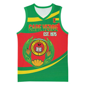 Cape Verde 1975-1992 Basketball Jersey Unidade Trabalho Progresso LT14