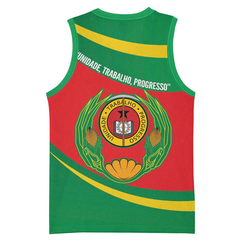 Cape Verde 1975-1992 Basketball Jersey Unidade Trabalho Progresso LT14