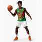 Cape Verde 1975-1992 Basketball Jersey Unidade Trabalho Progresso LT14