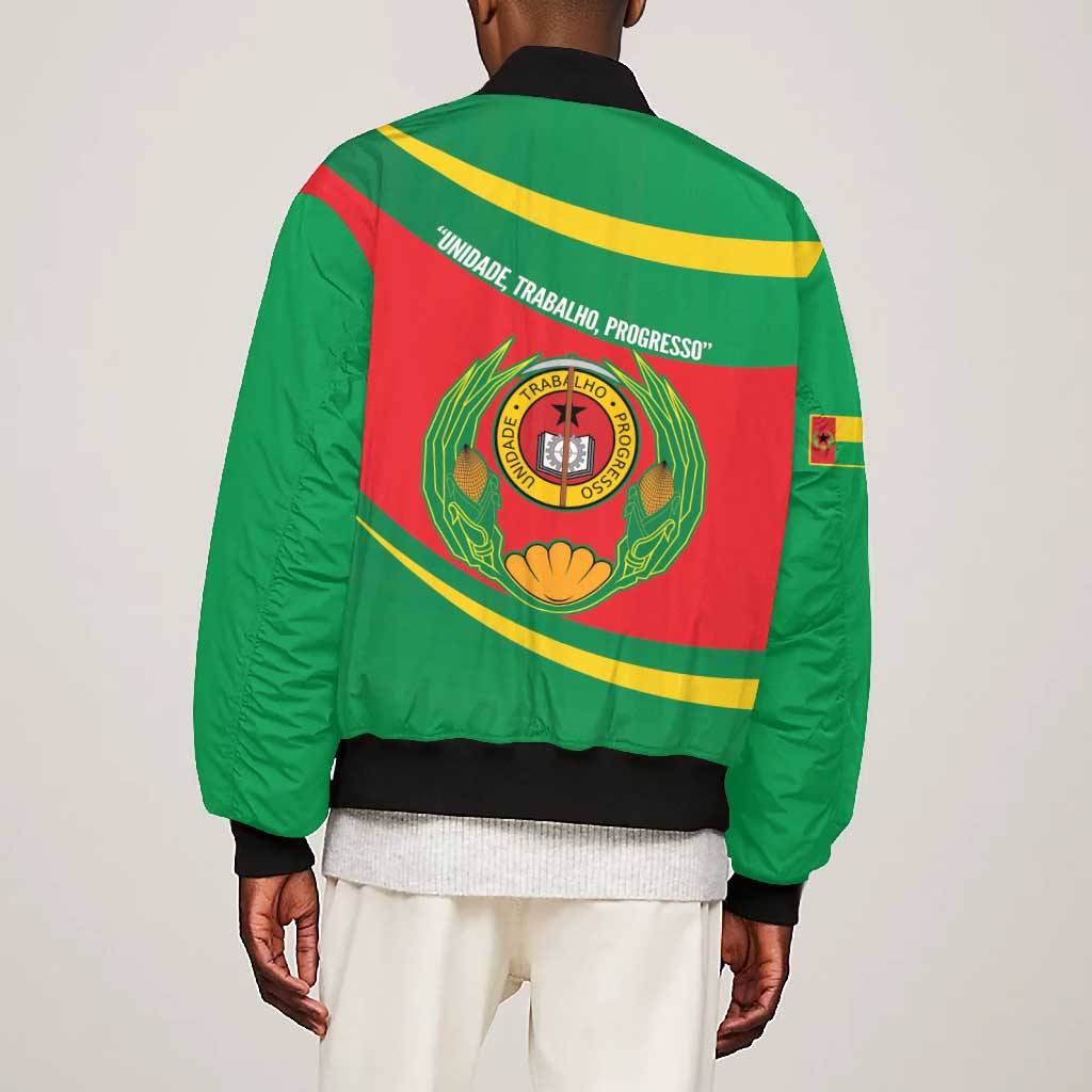 Cape Verde 1975-1992 Bomber Jacket Unidade Trabalho Progresso