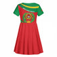 Cape Verde 1975-1992 Kid Short Sleeve Dress Unidade Trabalho Progresso