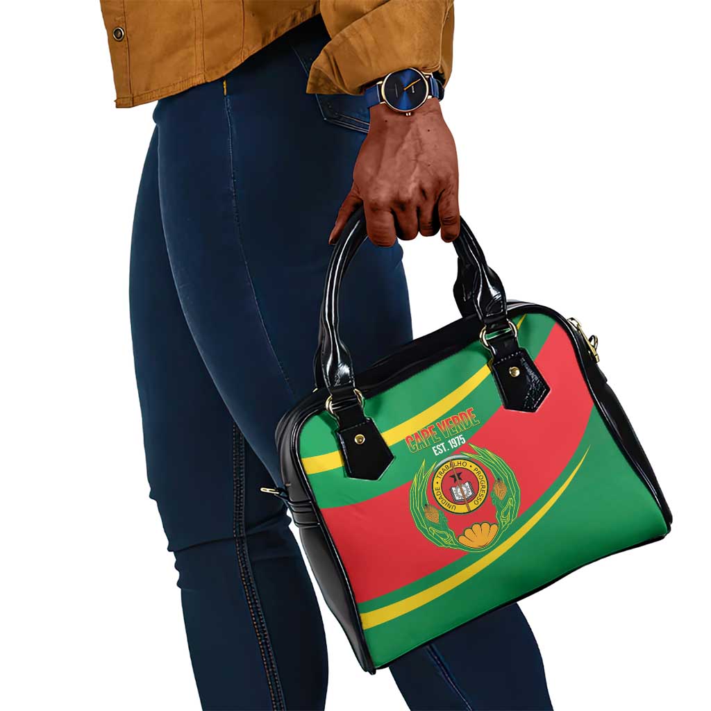 Cape Verde 1975-1992 Shoulder Handbag Unidade Trabalho Progresso
