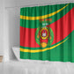 Cape Verde 1975-1992 Shower Curtain Unidade Trabalho Progresso