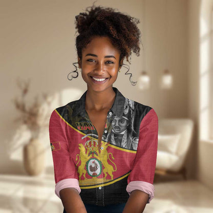 First Empire Of Haiti 1804-1806 Women Casual Shirt Jean-Jacques Dessalines Liberte ou la Mort!