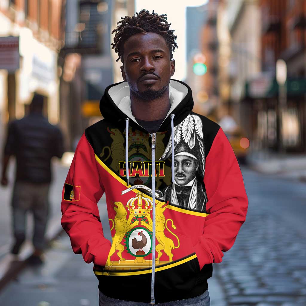 First Empire Of Haiti 1804-1806 Zip Hoodie Jean-Jacques Dessalines Liberte ou la Mort!