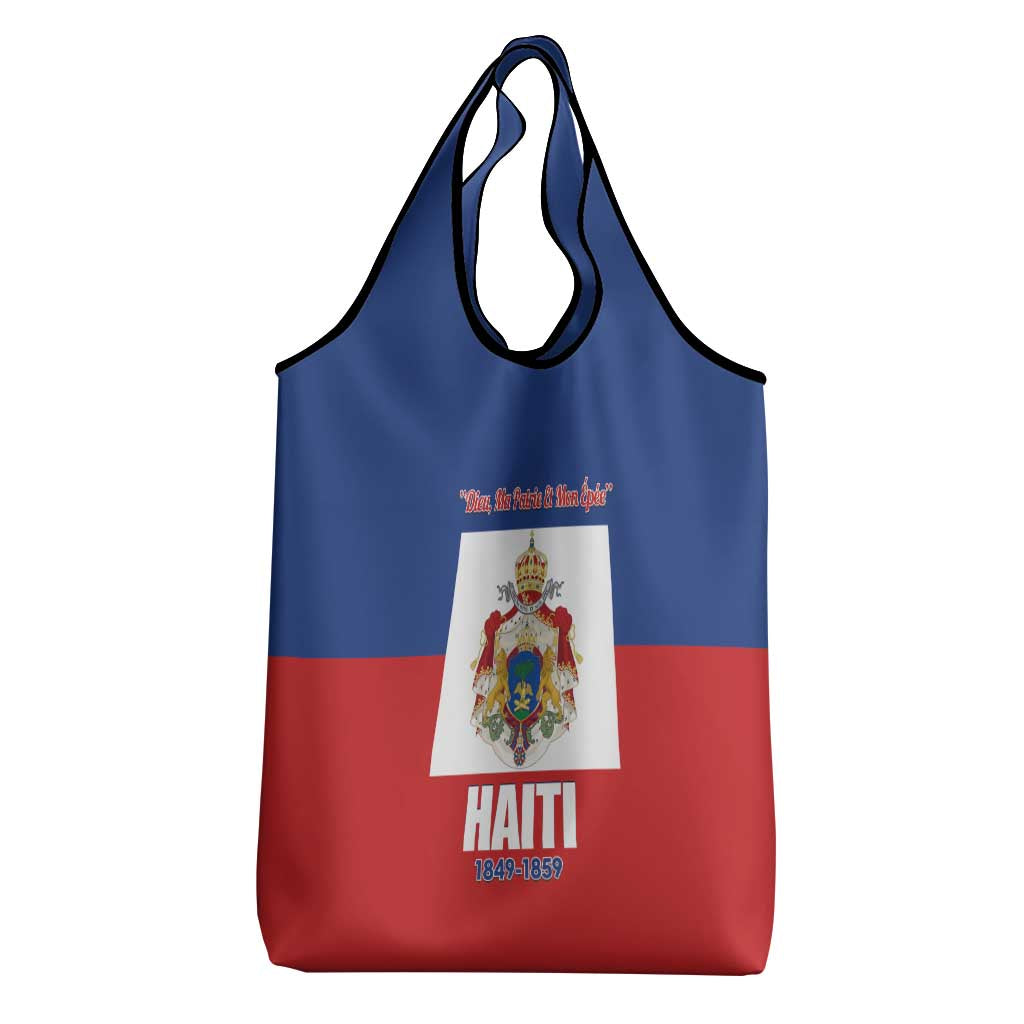 Second Empire of Haiti 1849-1859 Grocery Bag Anpi an Ayiti Flag Style