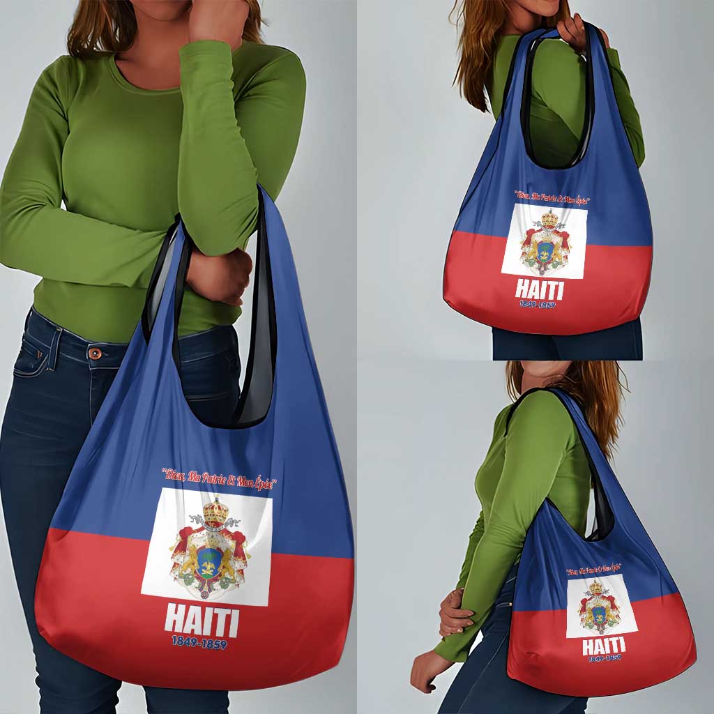 Second Empire of Haiti 1849-1859 Grocery Bag Anpi an Ayiti Flag Style