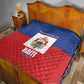 Second Empire of Haiti 1849-1859 Quilt Anpi an Ayiti Flag Style
