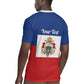 Personalised Second Empire of Haiti 1849-1859 Rugby Jersey Anpi an Ayiti Flag Style