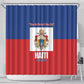 Second Empire of Haiti 1849-1859 Shower Curtain Anpi an Ayiti Flag Style