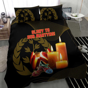 20 June Eritrea Martyrs Day Bedding Set Glory To Our Martyrs