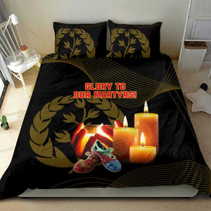 20 June Eritrea Martyrs Day Bedding Set Glory To Our Martyrs