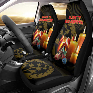 20 June Eritrea Martyrs Day Car Seat Cover Glory To Our Martyrs