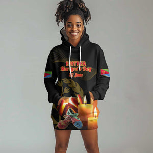 20 June Eritrea Martyrs Day Hoodie Dress Glory To Our Martyrs