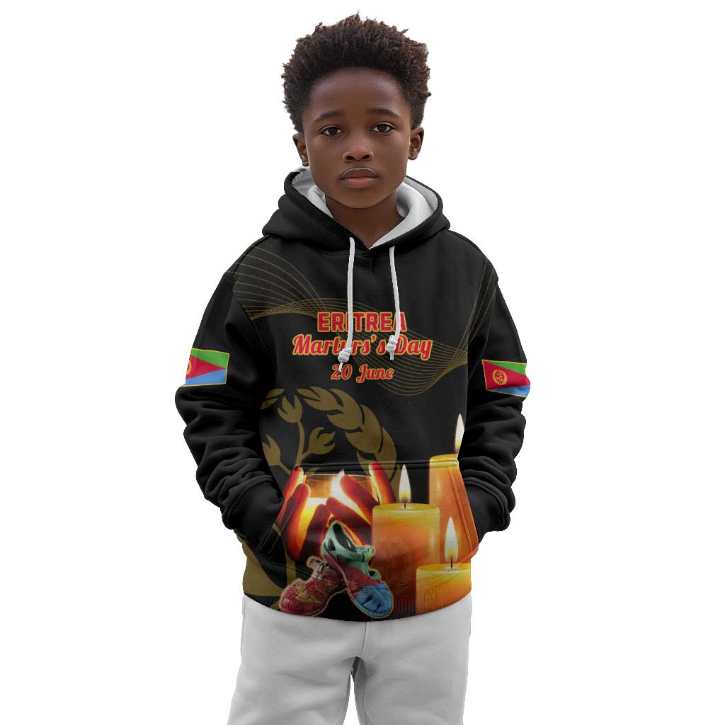 20 June Eritrea Martyrs Day Kid Hoodie Glory To Our Martyrs