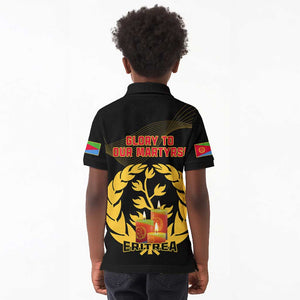 20 June Eritrea Martyrs Day Kid Polo Shirt Glory To Our Martyrs